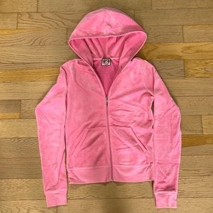 Y2K Juicy Couture Velour Hoodie Jacket